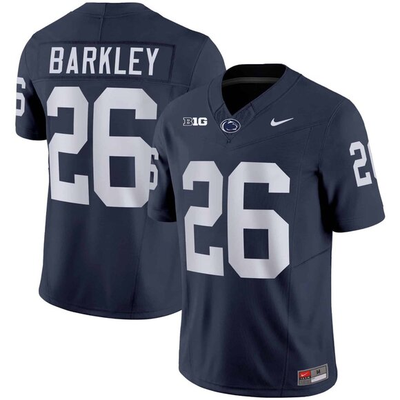 Mens Youths Kids Womens Saquon Barkley Vapor Navy Blue Stitched Jersey